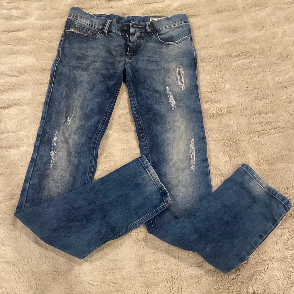 Diesel Super Slim Straight Jeans